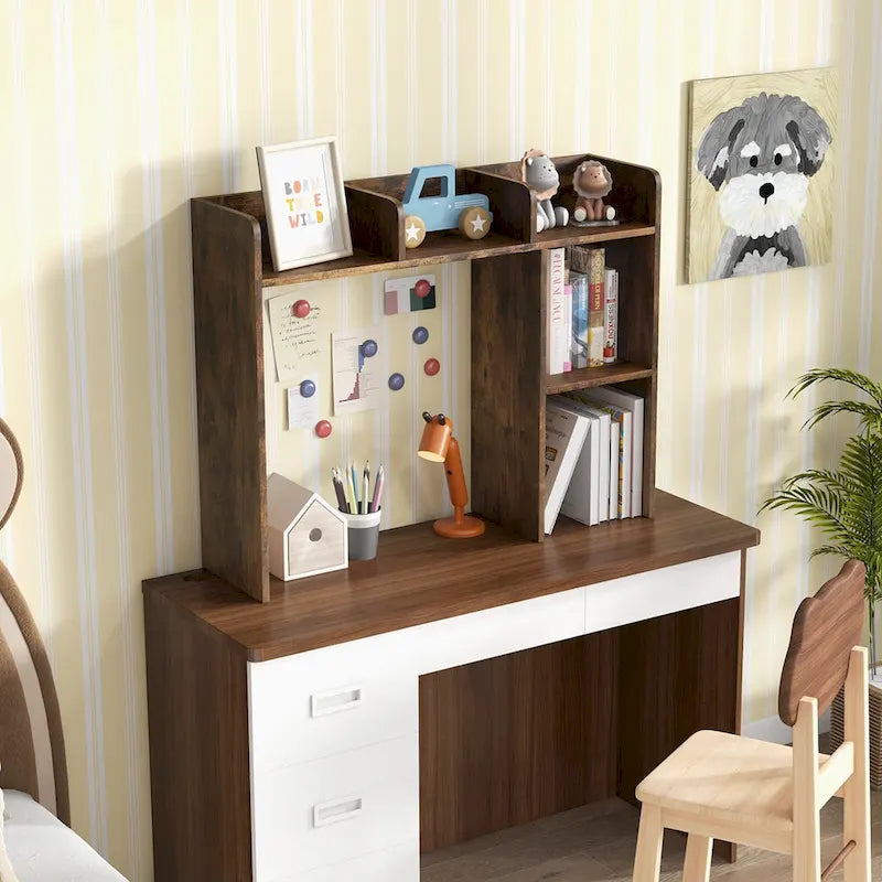 Desk Bookshelf Desktop Storage Organizer Display Shelf Rack