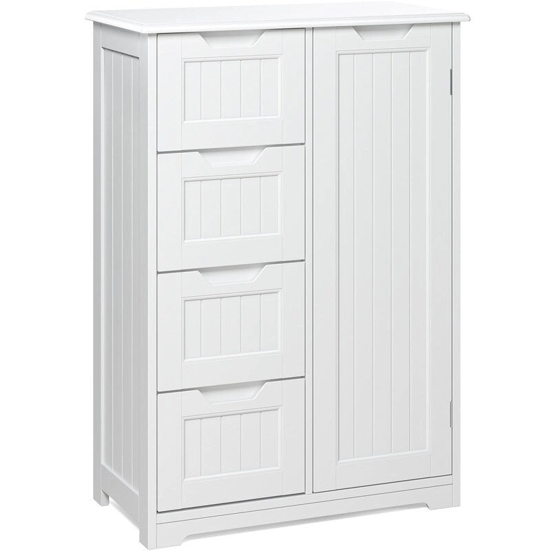 33" Freestanding Storage Cabinet with 4 Drawers