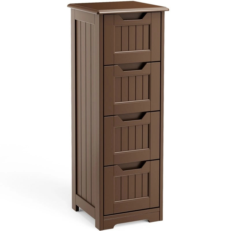 33" Freestanding Storage Cabinet with 4 Drawers