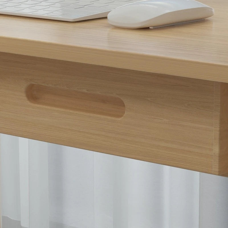 47.2" Wood Computer Desk with 2 Drawers - 4 Colors