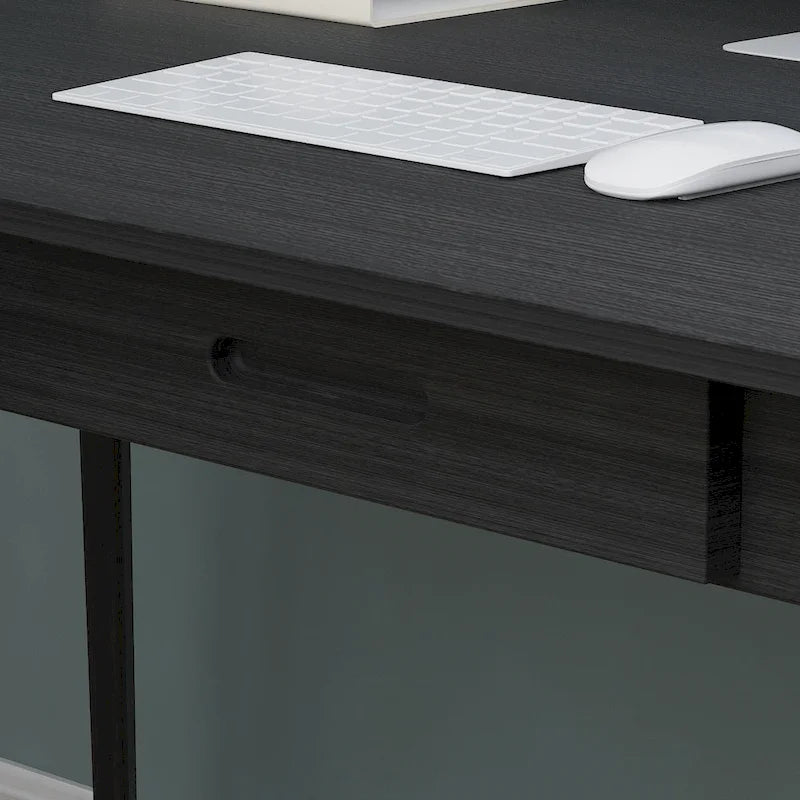 47.2" Wood Computer Desk with 2 Drawers - 4 Colors