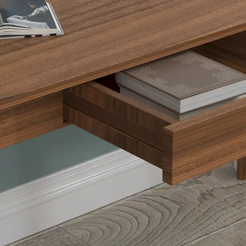 47.2" Wood Computer Desk with 2 Drawers - 4 Colors