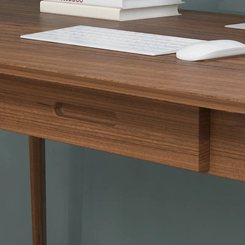 47.2" Wood Computer Desk with 2 Drawers - 4 Colors