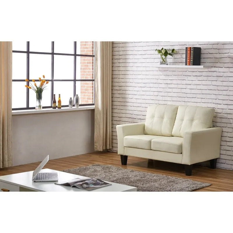 Modern Upholstered Loveseat