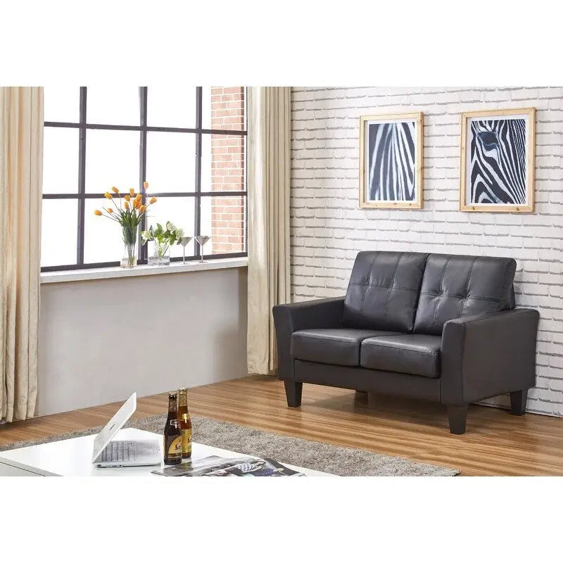 Modern Upholstered Loveseat