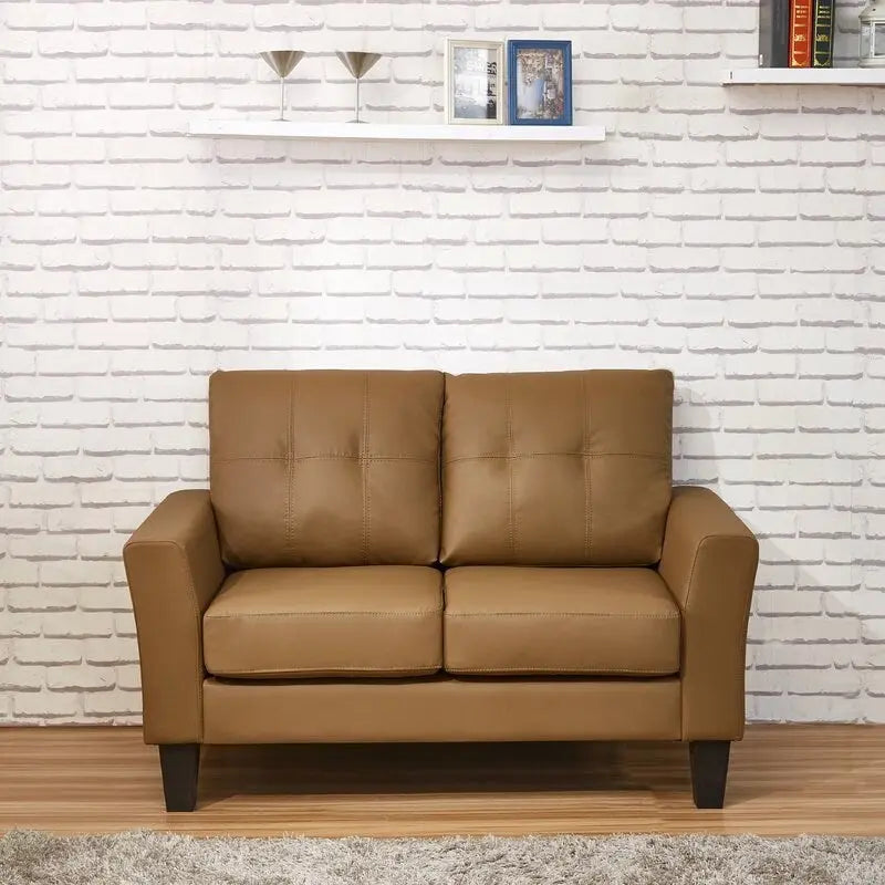 Modern Upholstered Loveseat