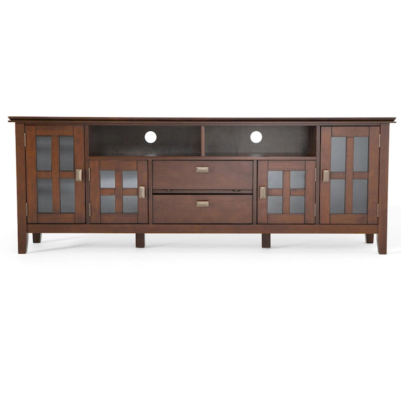 Solid Wood 72" Wide TV Media Stand For TVs up to 80"
