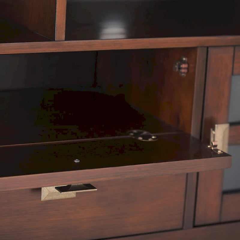 Solid Wood 72" Wide TV Media Stand For TVs up to 80"