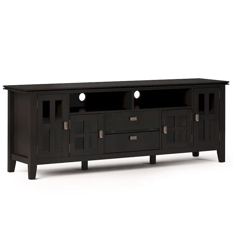 Solid Wood 72" Wide TV Media Stand For TVs up to 80"