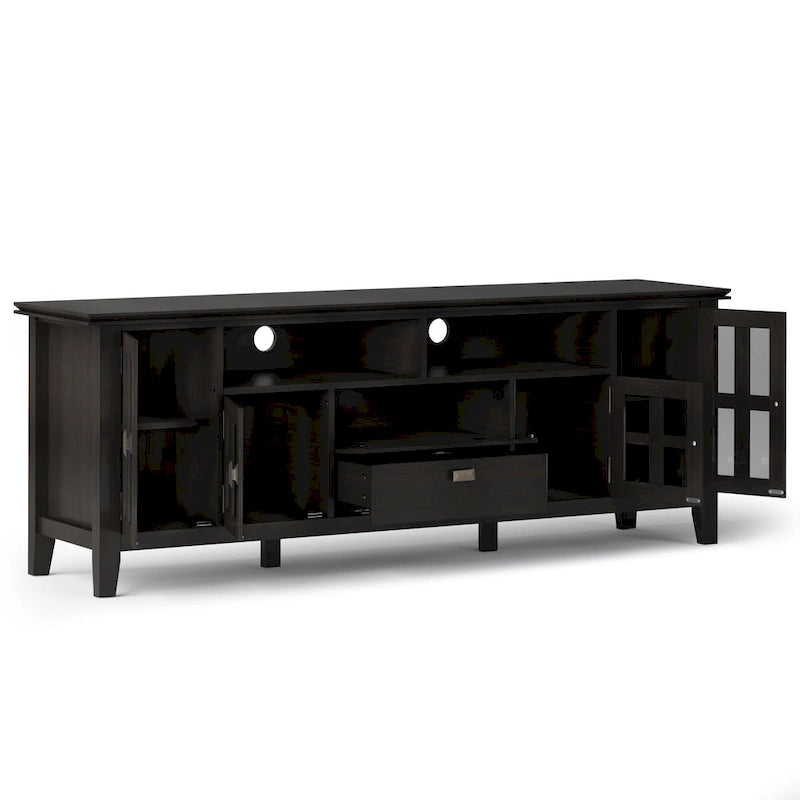 Solid Wood 72" Wide TV Media Stand For TVs up to 80"