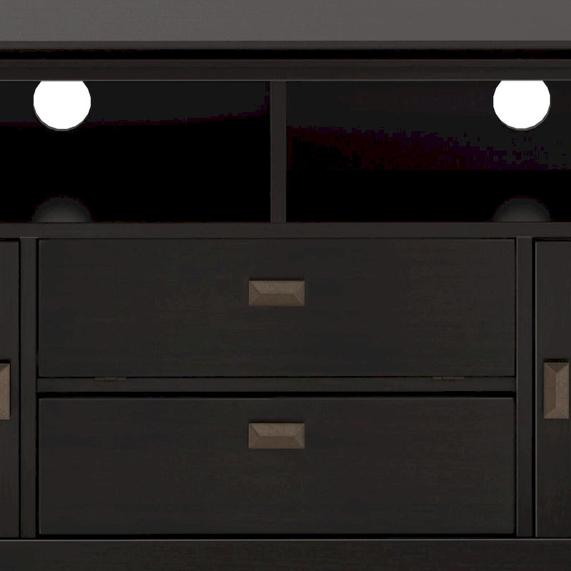 Solid Wood 72" Wide TV Media Stand For TVs up to 80"