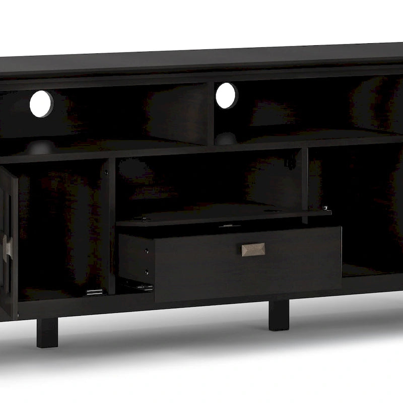 Solid Wood 72" Wide TV Media Stand For TVs up to 80"