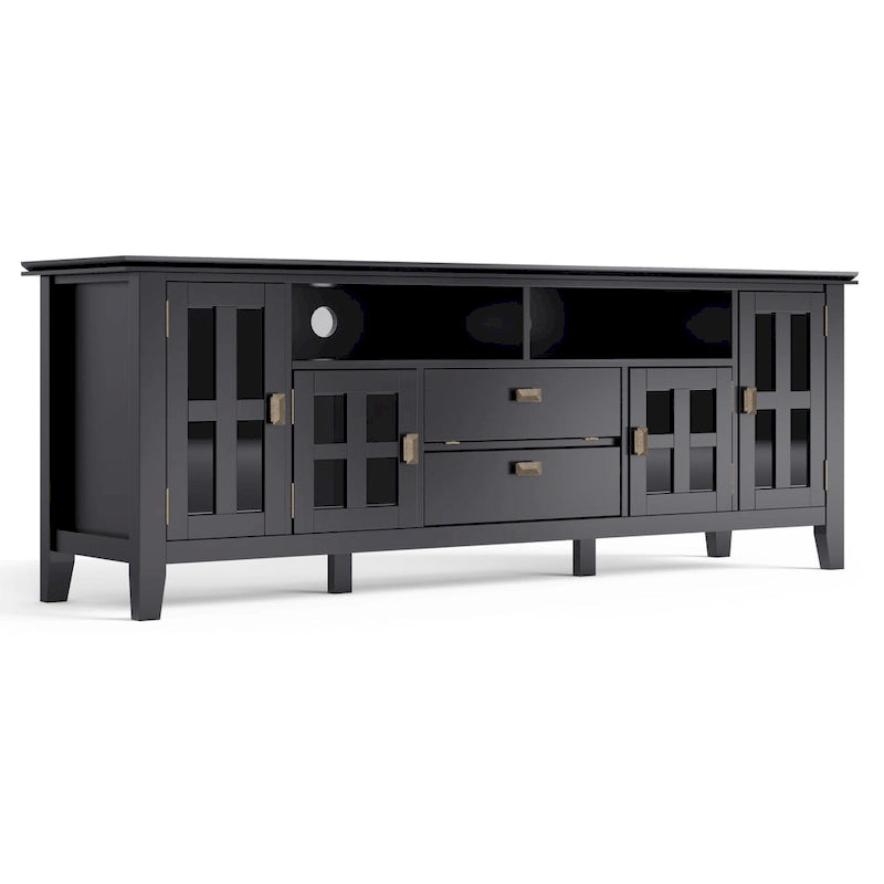 Solid Wood 72" Wide TV Media Stand For TVs up to 80"
