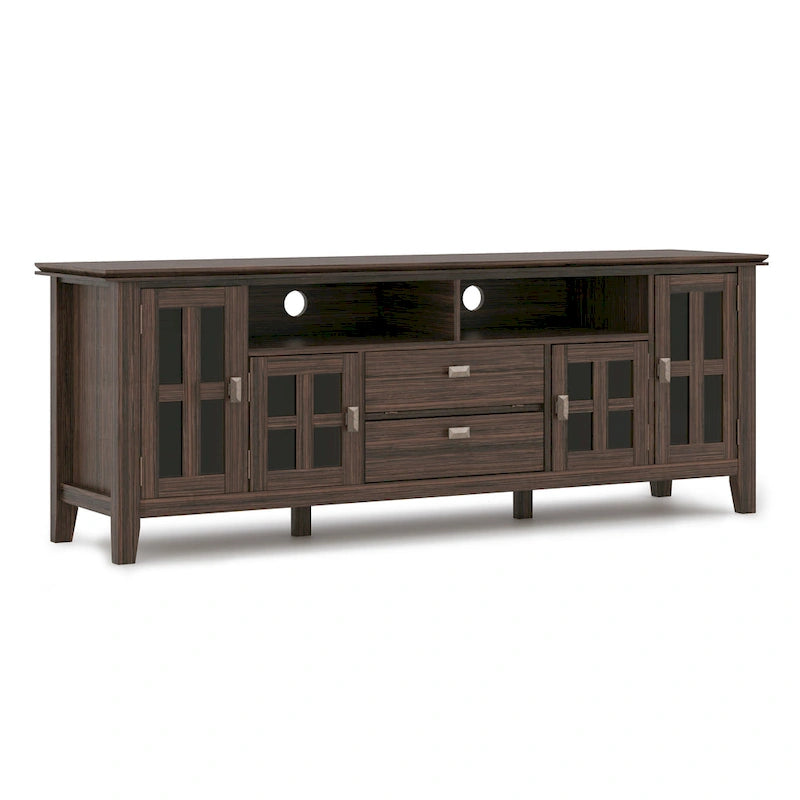 Solid Wood 72" Wide TV Media Stand For TVs up to 80"