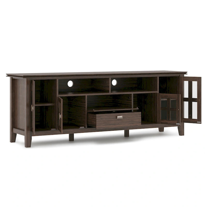 Solid Wood 72" Wide TV Media Stand For TVs up to 80"