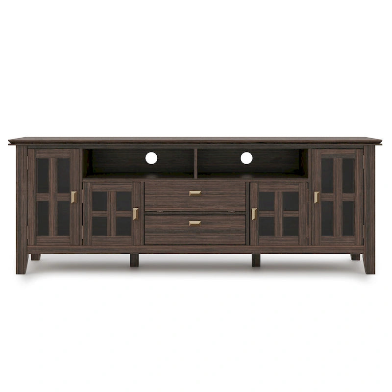 Solid Wood 72" Wide TV Media Stand For TVs up to 80"