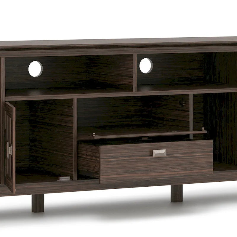 Solid Wood 72" Wide TV Media Stand For TVs up to 80"