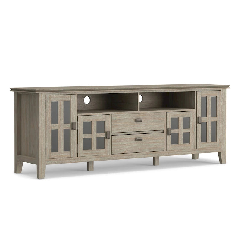 Solid Wood 72" Wide TV Media Stand For TVs up to 80"