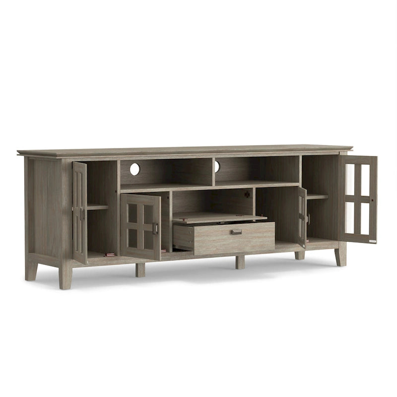 Solid Wood 72" Wide TV Media Stand For TVs up to 80"