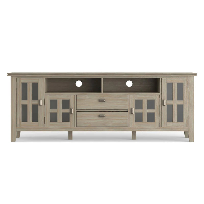 Solid Wood 72" Wide TV Media Stand For TVs up to 80"