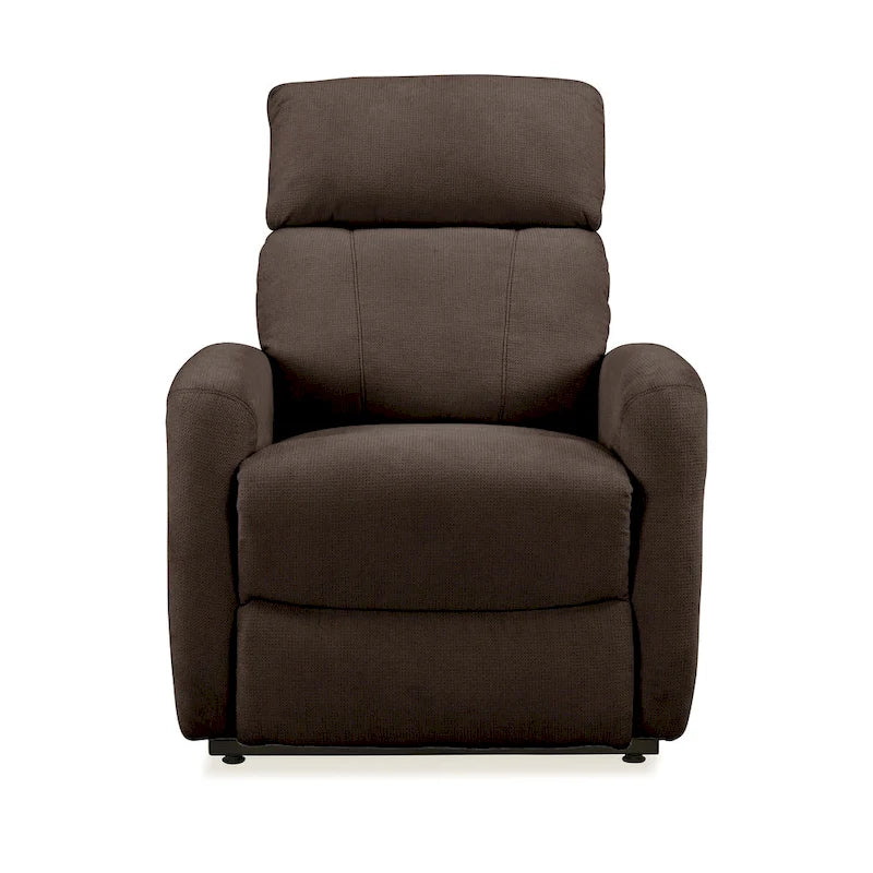 Brown Chenille Power Recline and Lift Chair