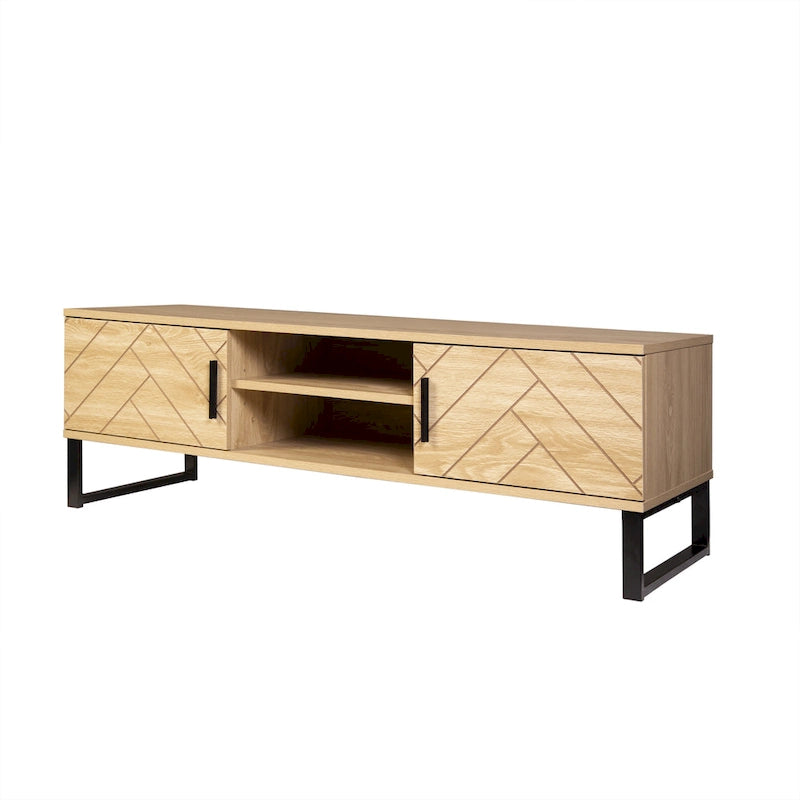 2 Drawer Storage TV Stand