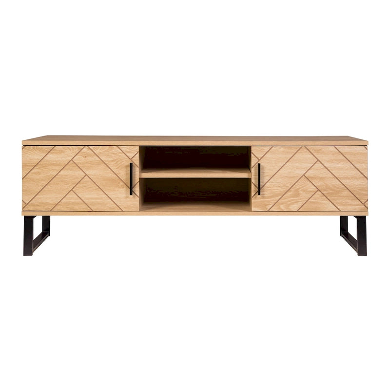 2 Drawer Storage TV Stand
