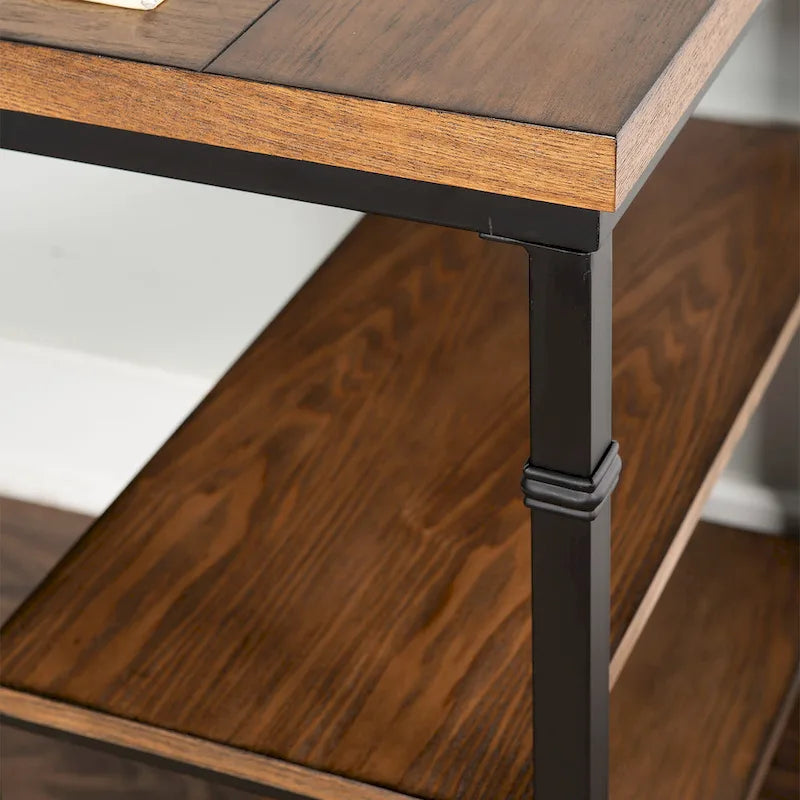 Metal & Wood Industrial Desk