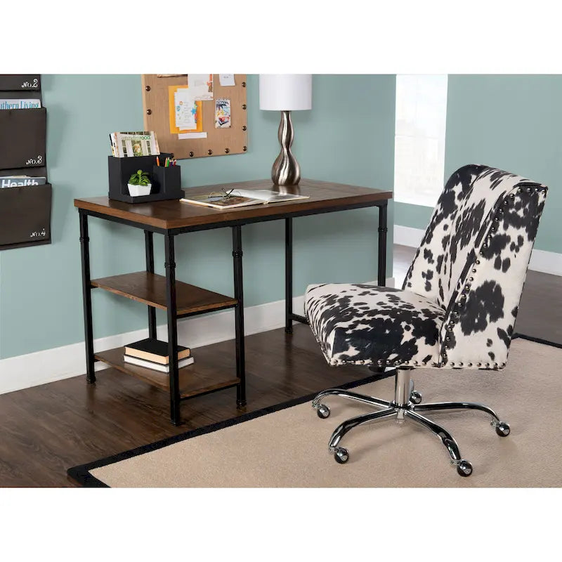 Metal & Wood Industrial Desk
