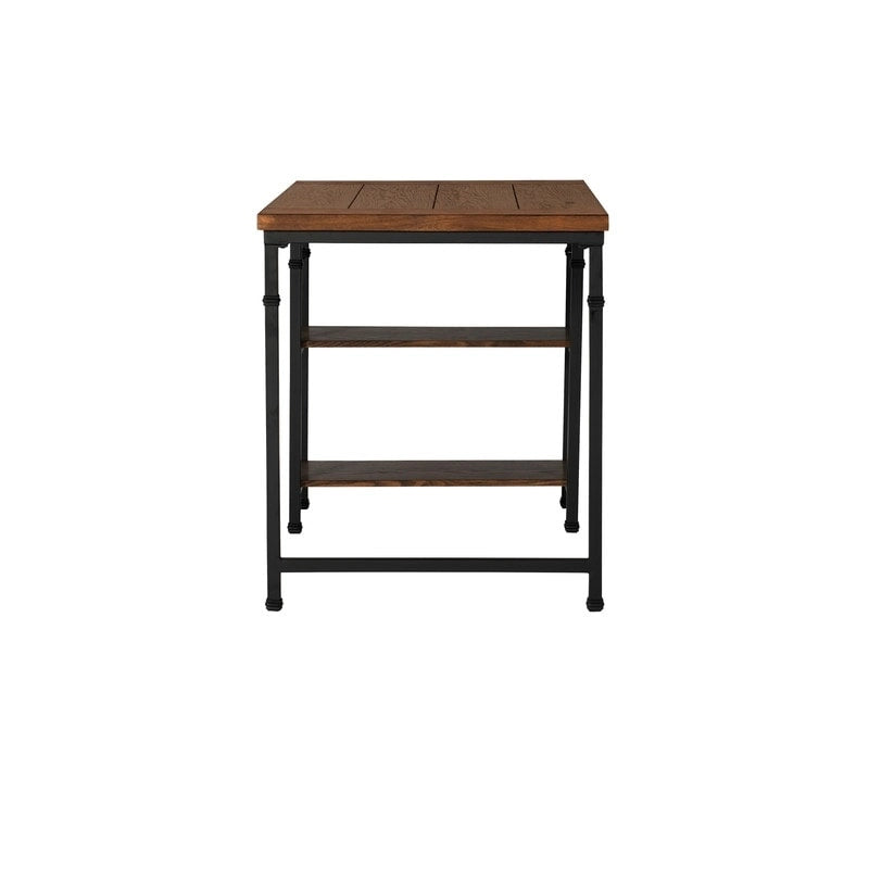 Metal & Wood Industrial Desk