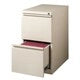 Steel Mobile Two-Drawer File Pedestal with Lock