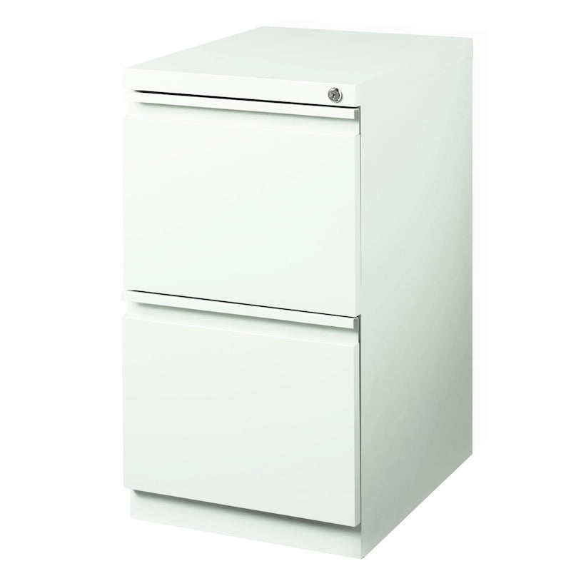 Steel Mobile Two-Drawer File Pedestal with Lock