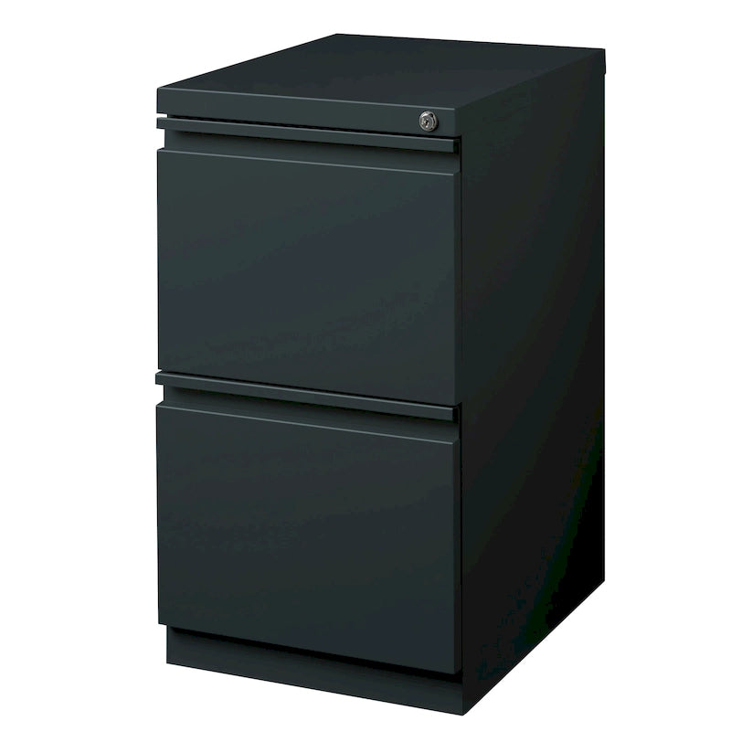 Steel Mobile Two-Drawer File Pedestal with Lock