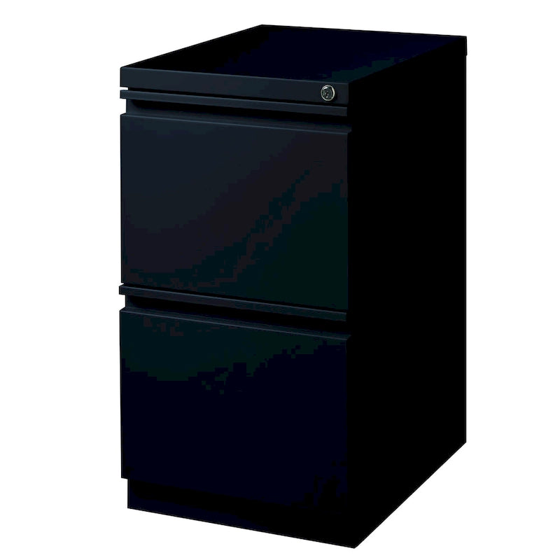Steel Mobile Two-Drawer File Pedestal with Lock