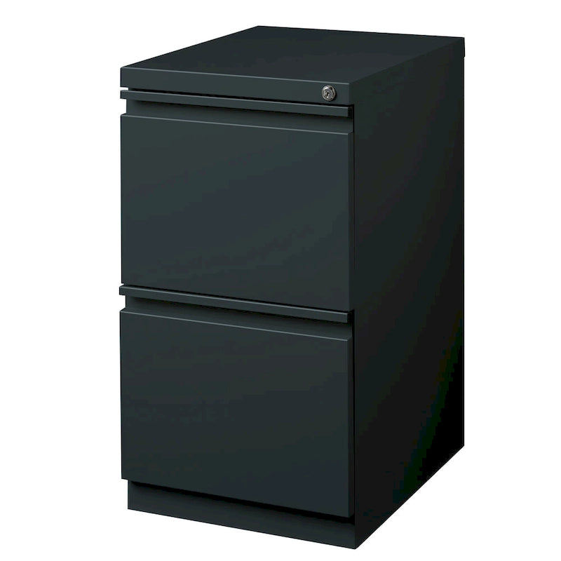 Steel Mobile Two-Drawer File Pedestal with Lock