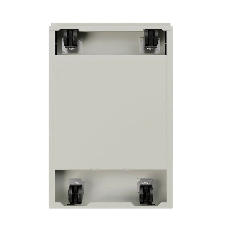 Steel Mobile Two-Drawer File Pedestal with Lock