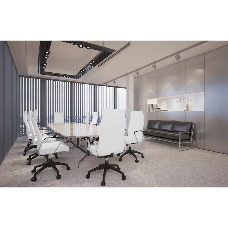 Modern High Back Leather Conference Office Chair