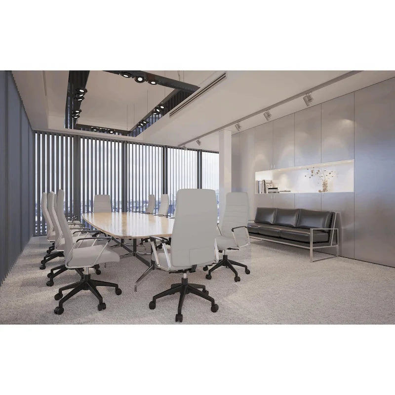 Modern High Back Leather Conference Office Chair