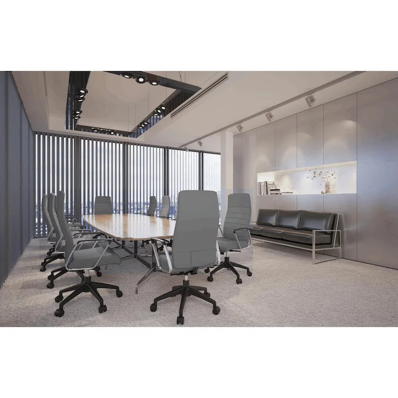 Modern High Back Leather Conference Office Chair