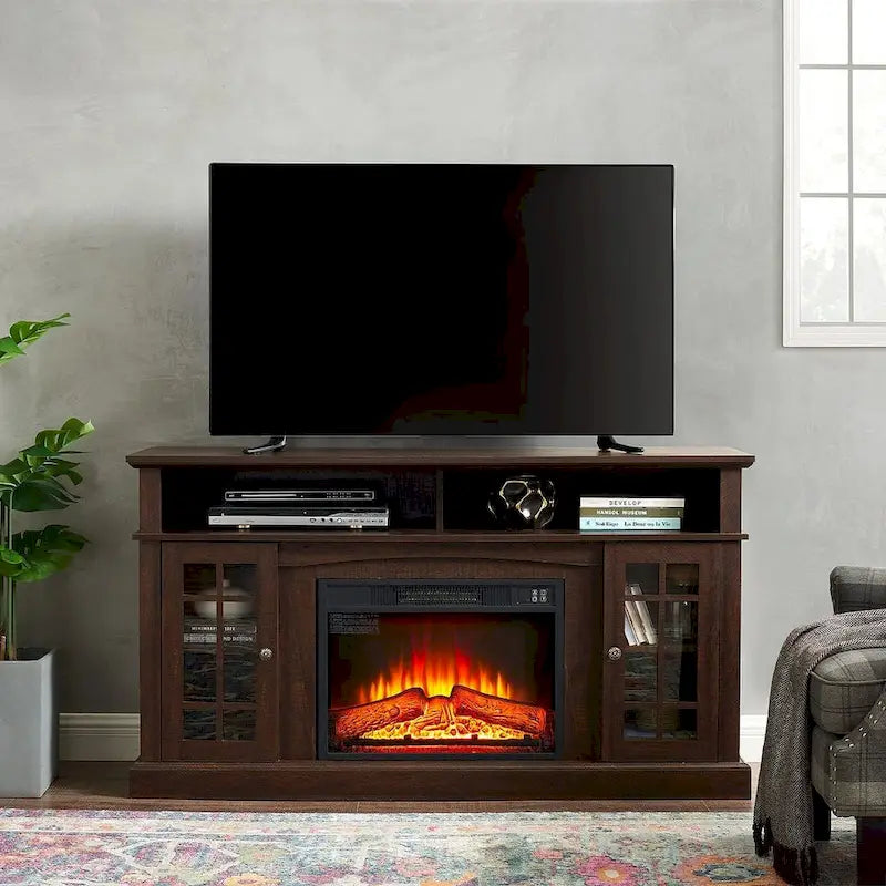 TV Stand for TVs up to 65 with Fireplace