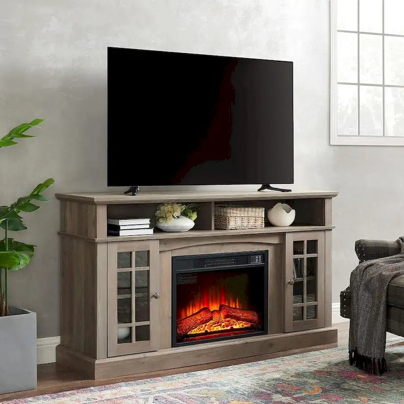 TV Stand for TVs up to 65 with Fireplace
