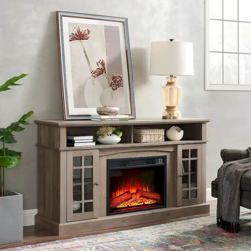 TV Stand for TVs up to 65 with Fireplace