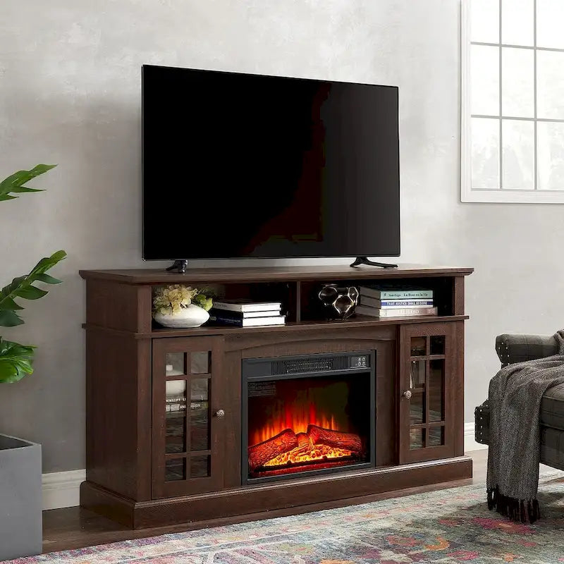 TV Stand for TVs up to 65 with Fireplace