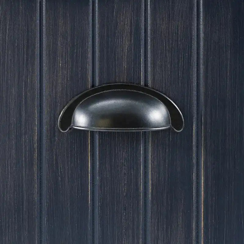 Hall Tree In Distressed Navy Finish