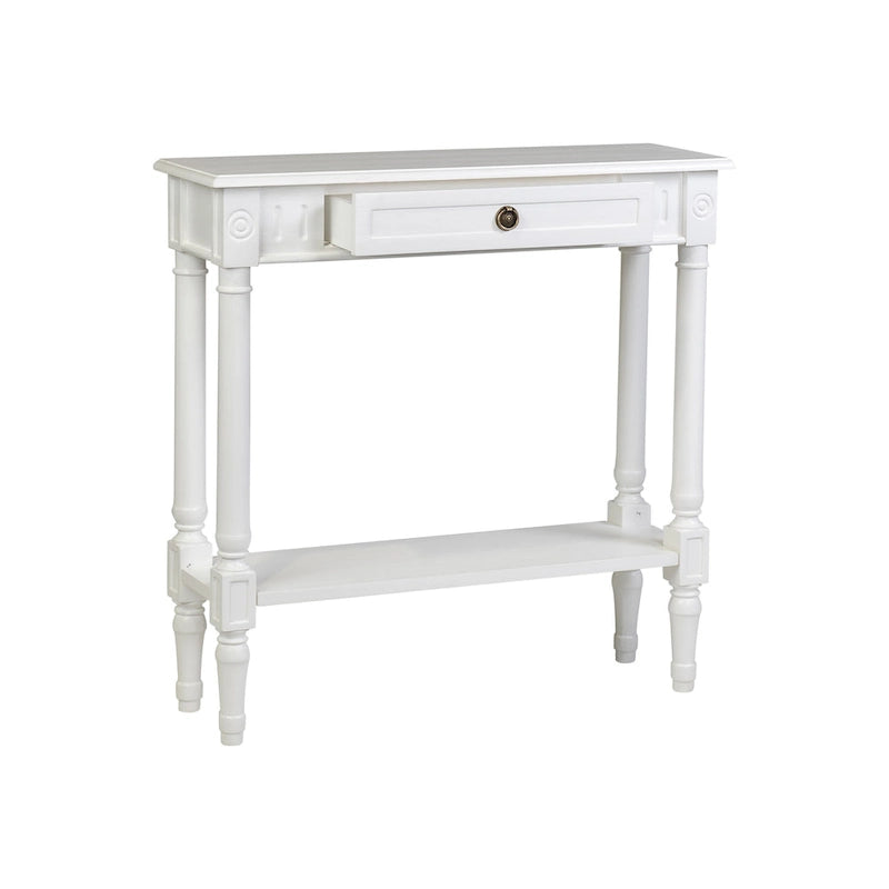 Wood Console Accent Table with Drawer
