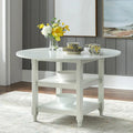Cottage White Round Dining Table