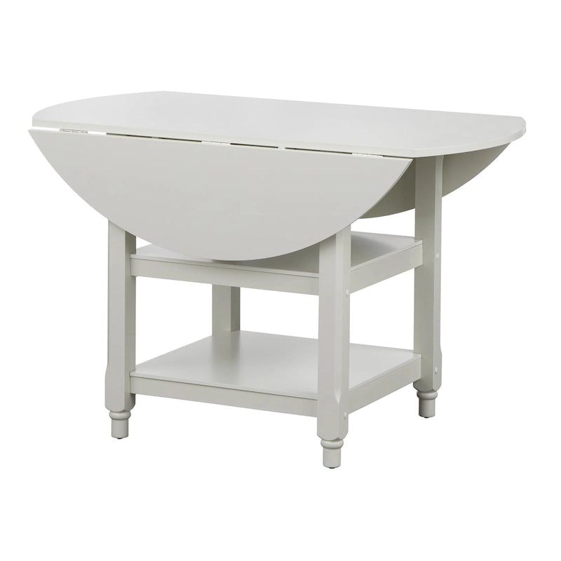 Cottage White Round Dining Table