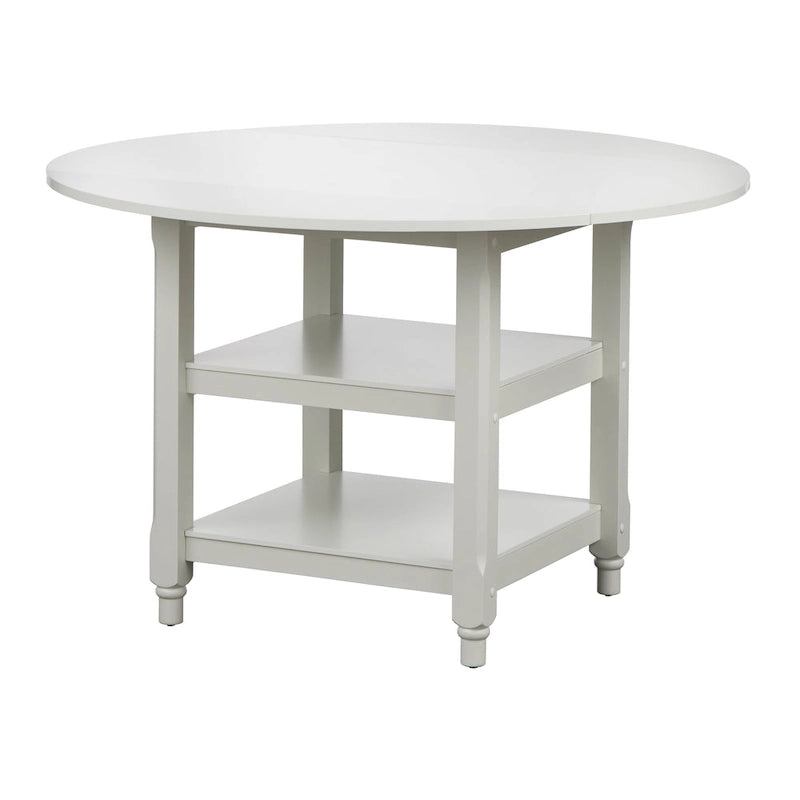 Cottage White Round Dining Table