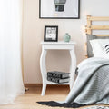 End Table with Storage Shelf