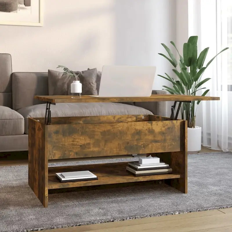 Coffee Table with Lift Top – Engineered Wood, 31.5 x 19.7 x 16.7"